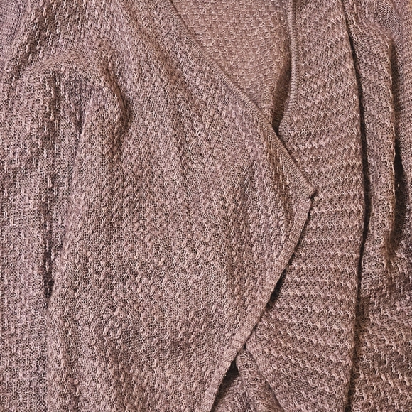 Chico's Open Front Knit Cardigan Sweater Size 1 Lilac - Picture 4 of 4